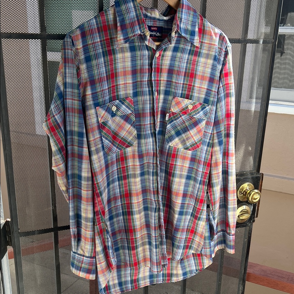 Levi's Multicolor Plaid Shirt vintage